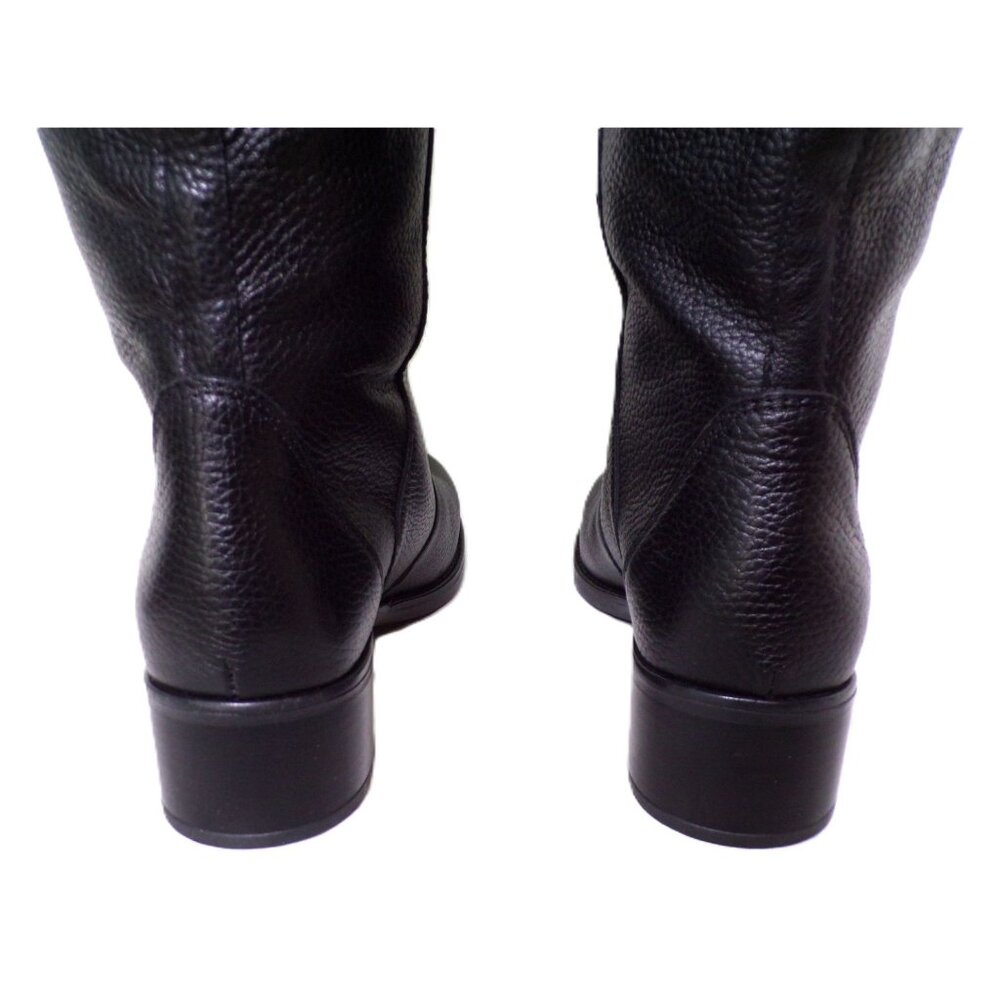 🆕 LA CANADIENNE Bingo Knee High Lined Waterproof Pebble Leather Boot 8 Black - Picture 7 of 8